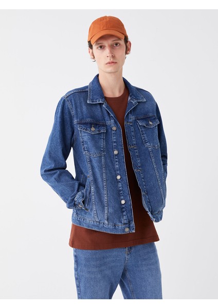 Yeni Sezon Standart Kalıp Erkek Jean Ceket modelleri