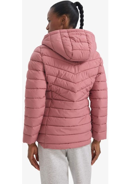 Su İtici Regular Fit Kapüşonlu Fermuarlı Cepli Şişme Mont E9253AX25AU