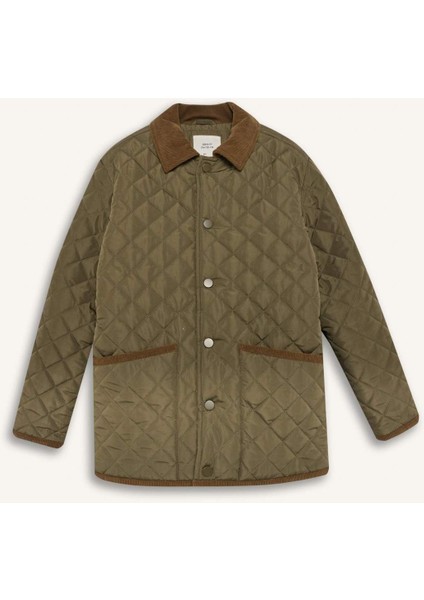 Erkek Çocuk Su Geçirmez Polo Yaka Pelüş Astar Mont F0429A825AU