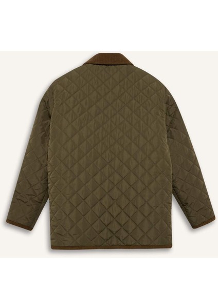 Erkek Çocuk Su Geçirmez Polo Yaka Pelüş Astar Mont F0429A825AU