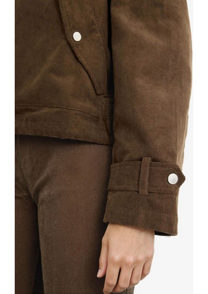 Su Geçirmez Regular Fit Pamuklu Fermuarlı Mont E8692AX25AU