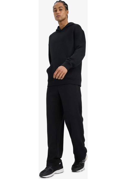 Wide Leg Cepli Geniş Paça Dokulu Eşofman Altı