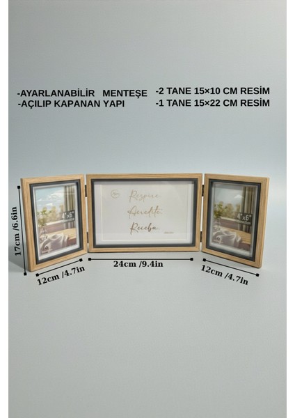 Açısı Ayarlanabilir Resim Çerçevesi 3 Lü fırsatları