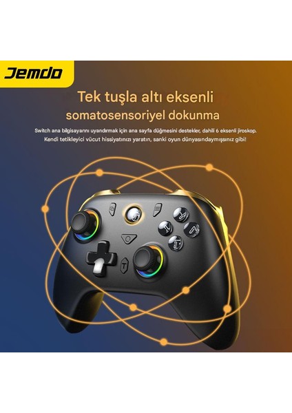 H5 Kablosuz Oyun Kumandası Gamepad Bluetooth Android, Ios, Windows Pc 1000Hz 400MAH Batarya