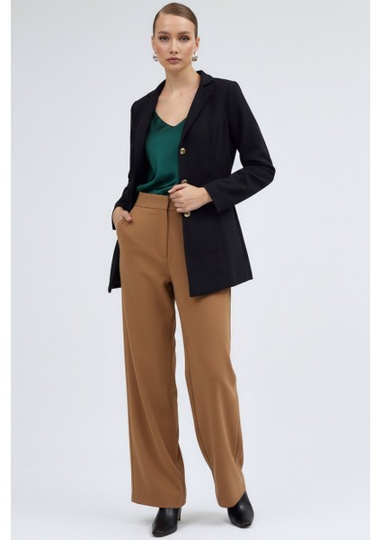 Tasarım Yaka Siyah Kaşe Kaban modelleri