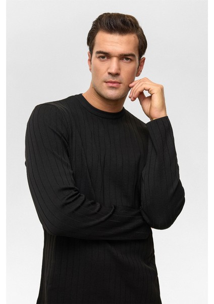 Desenli O Yaka Uzun Kol Trikol Erkek Kazak TR2013700482 fiyatları