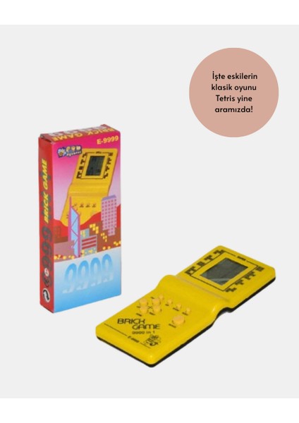 Xmpdby Taşınabilir Tetris Oyunu El Konsolu – Dalı Plastik, Pil ile Çalışan Retro Oyun Aleti modelleri