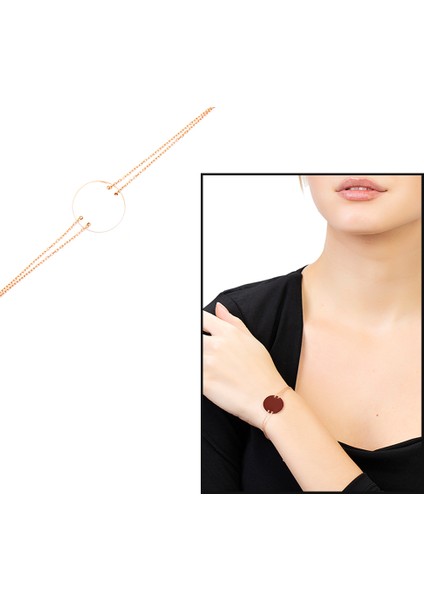 Rose Renk Isme Özel Yazılı 925 Ayar Gümüş Kadın Bileklik fiyatları