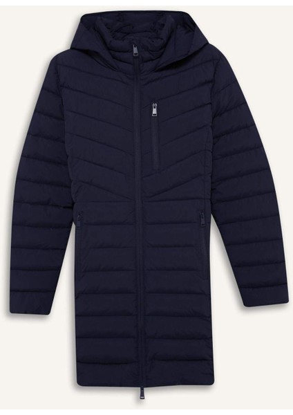 Su İtici Regular Fit Kapüşonlu Şişme Parka Mont C6035AX25WN