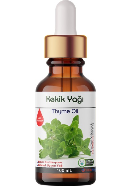 Kekik Yağı - 100 ml (Uçucu Yağ,buhardanlık Esansı,oda Kokusu)