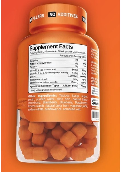 Multi Collagen Types I, Iı, Iıı, V And x / 60 Gummies modelleri