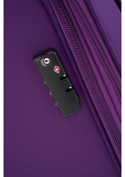 3'lü Valiz Seti Lüx Kumaş Valiz Mor 24030 indirimleri