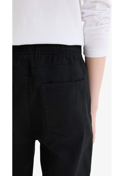 Erkek Çocuk Düz Paça Gabardin Okul Pantolonu