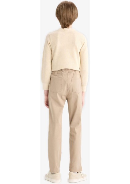 Erkek Çocuk Düz Paça Gabardin Okul Pantolonu U3254A625AU