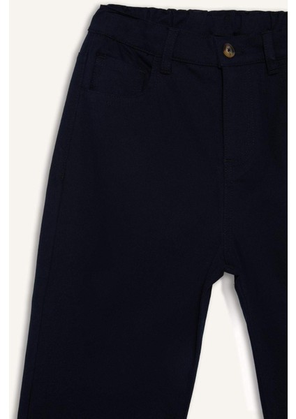 Erkek Çocuk Düz Paça Gabardin Okul Pantolonu U3254A625AU