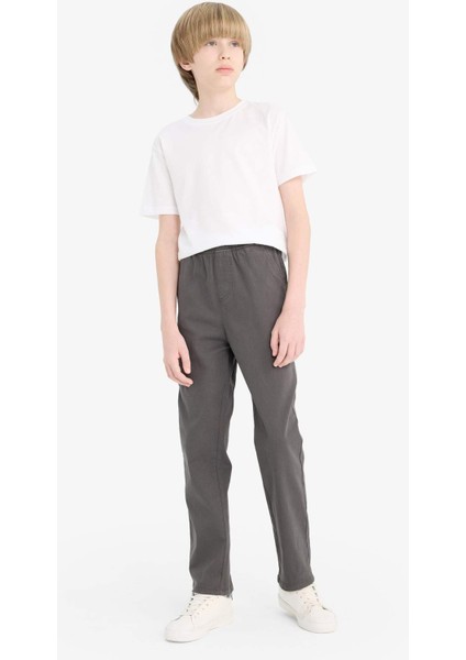 Erkek Çocuk Düz Paça Gabardin Okul Pantolonu T8850A625AU