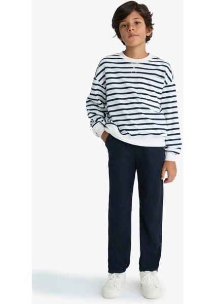 Erkek Çocuk Düz Paça Gabardin Okul Pantolonu T8850A625AU