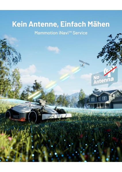 Mammotion Luba 2 Awd 3000X – Kablosuz Sınır Taşı Gerektirmeyen 4x4 Çim Biçme Robotu | 5000㎡ Kapasite – Ultrasense Aı Vision – 80% Eğim – 4g Modül fırsatları