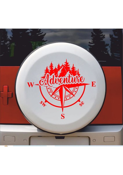 Pusula ve Macera Sticker - Adventure 4x4 Off Road Pickup Sticker - Araba Oto Karavan Sticker 00302 modelleri