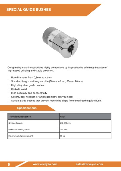 T229 Guide Bush çap 25 mm malzeme Cnc Kayar Otomat Tezgahları Için Karbür Yataklı indirimleri