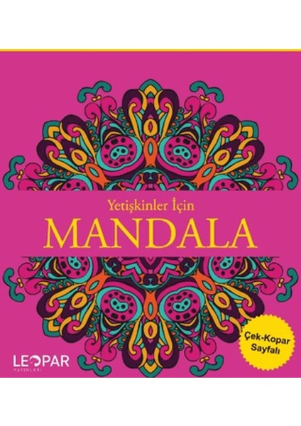 Yetişkinler Için Mandala - Pembe