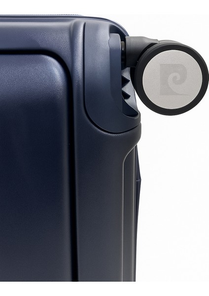 Büyük ve Orta Boy 2'li Set %100 Polipropilen Valiz Lacivert 04PC7090