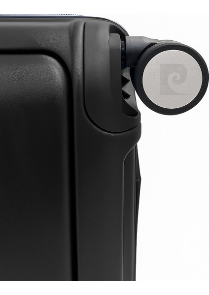 Büyük ve Orta Boy 2'li Set %100 Polipropilen Valiz Siyah 04PC7090