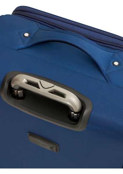 3'lü Valiz Seti Lüx Kumaş Valiz Lacivert 24019