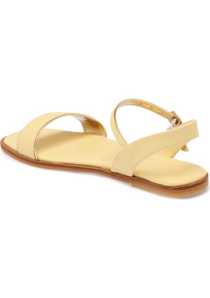 Sarı Vegan Kadın Sandalet - K24Y1SN67091-R87