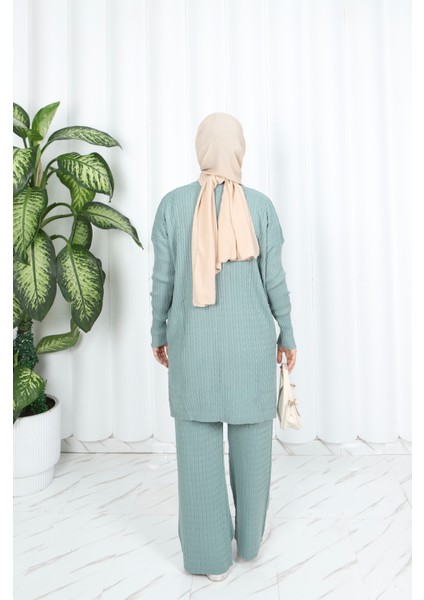 Saç Örgülü Triko Takım indirimleri