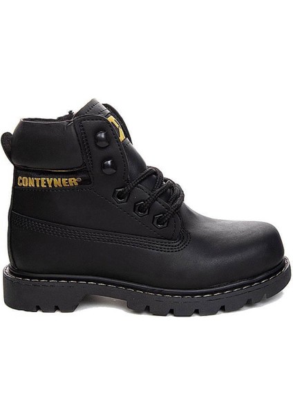 Conteyner Filet 921 Siyah Erkek Çocuk Bot & Bootie 921