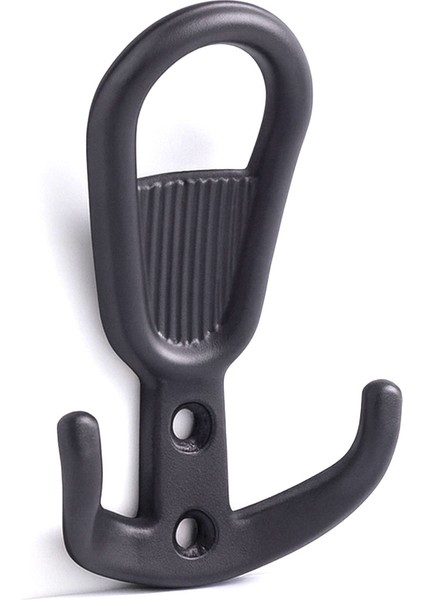 Yunus Siyah Askı Askılık Duvar Vidalı Çanta Elbise Asma Portmanto Vestiyer Banyo Mutfak Askısı