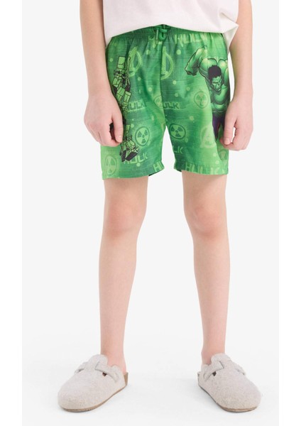 Erkek Çocuk Marvel Avengers Deniz Şortu