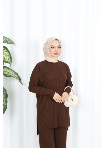 Saç Örgülü Triko Takım modelleri