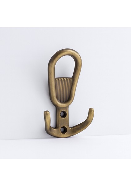 Yunus Antik Sarı Askı Askılık Duvar Vidalı Çanta Elbise Asma Portmanto Vestiyer Banyo Mutfak Askısı