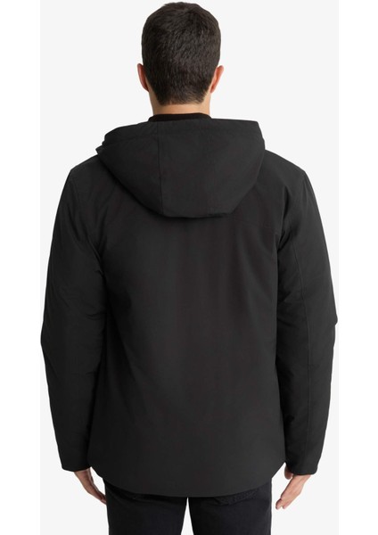 Su İtici Regular Fit Kapüşonlu Fermuarlı Cepli Mont A2620AX25WN