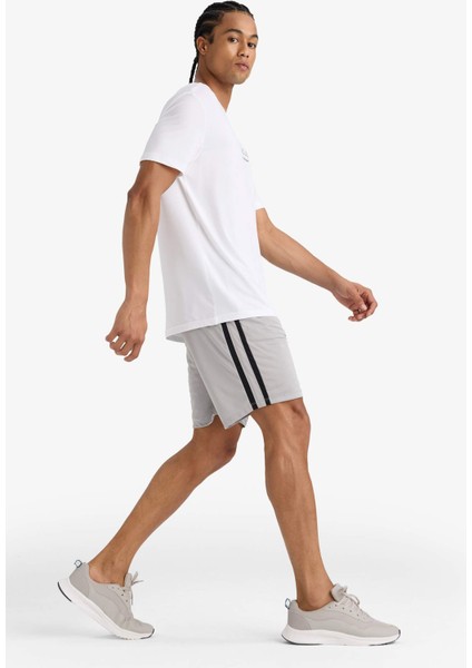 Fit Standart Fit Sporcu Kısa Paça Cepli Şort