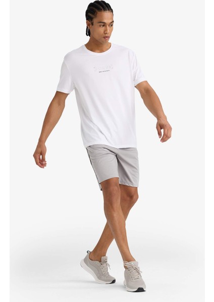 Fit Standart Fit Sporcu Kısa Paça Cepli Şort