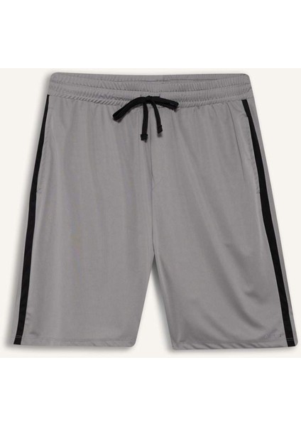 Fit Standart Fit Sporcu Kısa Paça Cepli Şort