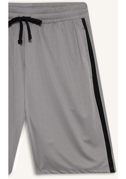 Fit Standart Fit Sporcu Kısa Paça Cepli Şort