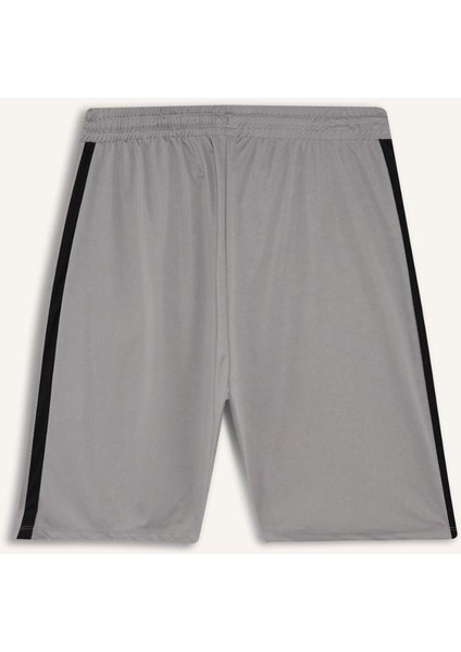 Fit Standart Fit Sporcu Kısa Paça Cepli Şort