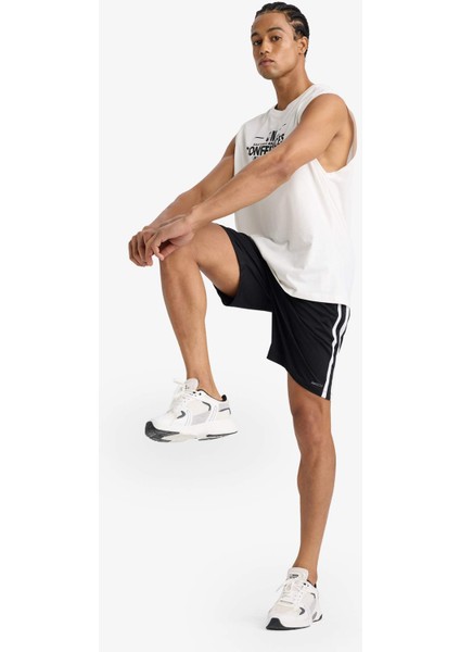 Fit Standart Fit Sporcu Kısa Paça Cepli Şort