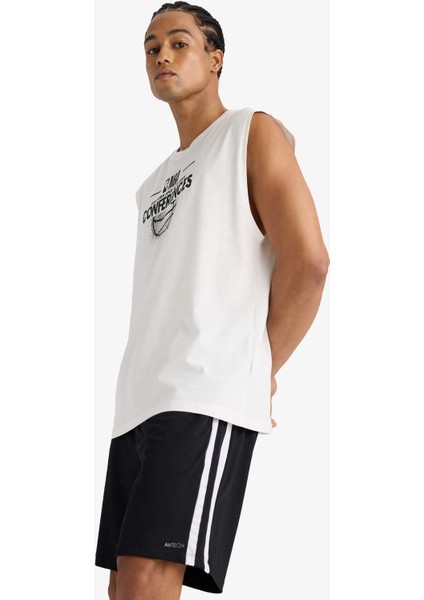 Fit Standart Fit Sporcu Kısa Paça Cepli Şort