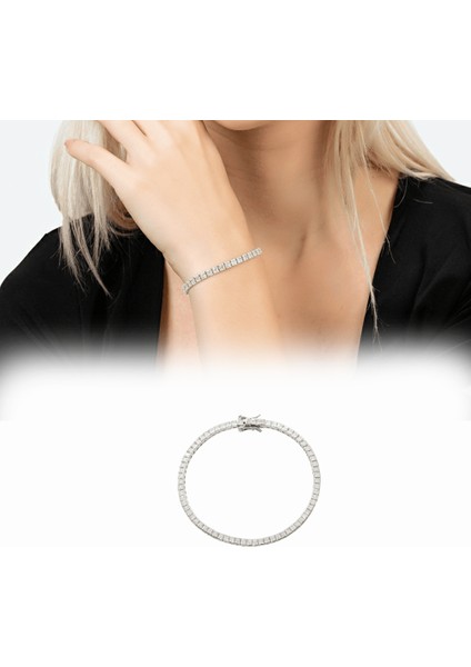 Vera 925 Ayar Gümüş Ithal Şık Kadın Bileklik fiyatları