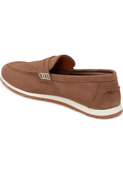 Kum Hakiki Nubuk Deri Erkek Loafer - E24I1AY56630-B21