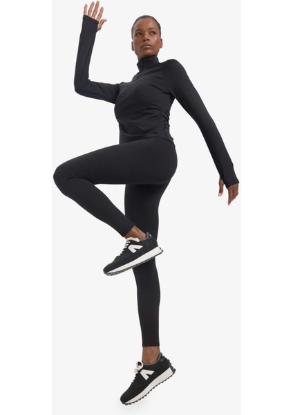 Toparlayıcı Yüksek Bel İçi Yumuşak Tüylü Beli Saran Basic Düz Sporcu Tayt W8206AZ25AU