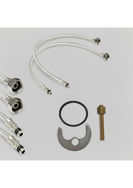 Krom Lavabo Bataryası Paslanmaz Gövde Tek Kollu Sıcak Soğuk Su Ayarlı Şık Modern Musluk indirimleri