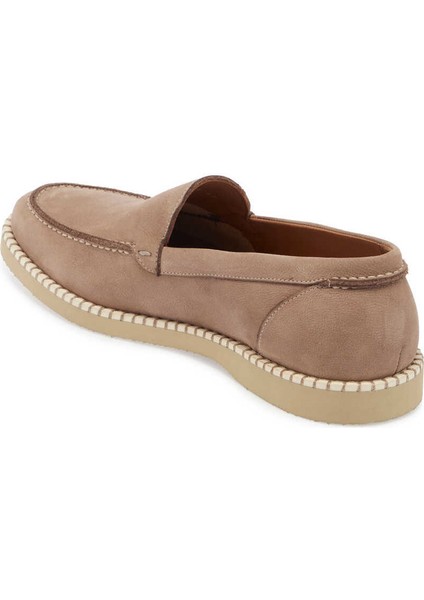 Vizon Hakiki Nubuk Deri Erkek Loafer - E24I1AY56641-A65
