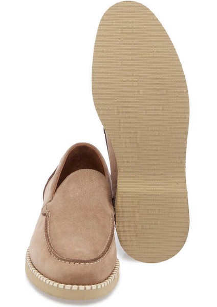 Vizon Hakiki Nubuk Deri Erkek Loafer - E24I1AY56641-A65