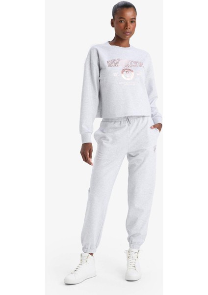 Fit NBA Brooklyn Nets Standart Fit Cepli Sporcu Jogger Eşofman Altı